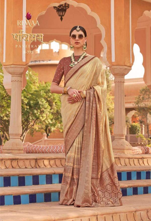 Rewaa Pavitram Fancy Silk Designer Saree Collection